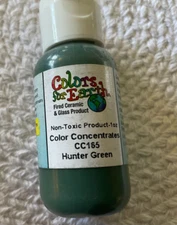 1oz Color for Earth Color Concentrate Ceramic Glaze CC 162 Laurel Green