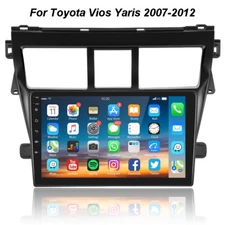 9" Android 11 Car Stereo Radio GPS Navi Wifi For Toyota Vios Yaris 2007-2012
