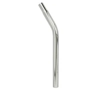 25.4MM 1" STEEL SEATPOST LAYBACK ALTALINE BMX CRUISER BICYCLE 7/8 SADDLE CHROME.