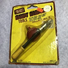 JA-RU Inc. Toys Die Cast Handy Hardware Tool  Hand Egg Beater Drill No. 2267 New