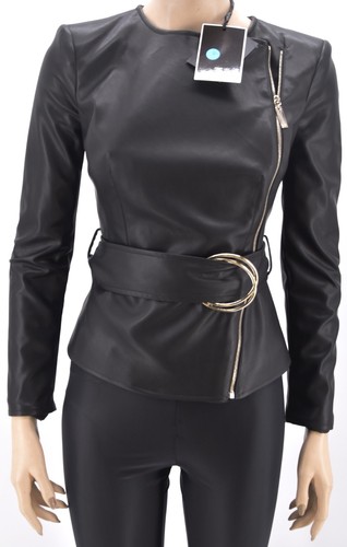 ELISABETTA FRANCHI DONNA GIACCA IN PELLE SINTETICA PRIMAVERILE ART.  GI-015-76E2 | eBay