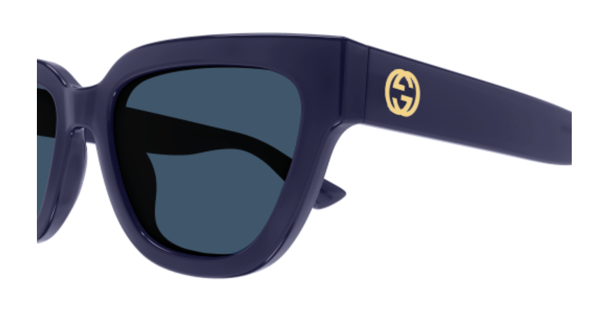 Gucci GG1578S 004 Sunglasses Women's Violet/Blue Square