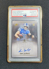 2023 Luminance Sam LaPorta Year One RC Auto Lions! GEM MT 10! AUTO 10! POP 1!