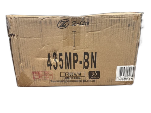 Z-Lite Barr 1-Light Brushed Nickel Shaded Mini-Pendant with Matte Opal Glass - Picture 2 of 2