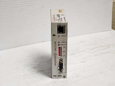 PFEIFFER VACUUM PROFIBUS-DP GATEWAY MODULE TIC 250 PM 051 257 AT TIC250 USED