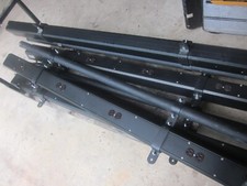 Qty 4 Times Square Lighting Strips 4 duel Edison outlets and/2 pipe clamps each