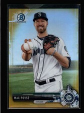 MAX POVSE 2017 BOWMAN CHROME #BCP193 ROOKIE GOLD REFRACTOR #33/50 AY7282