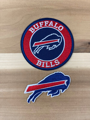 #ad #ad Buffalo Bills Logo 2quot; 3quot; Iron on Patch Set of 2 $6.99