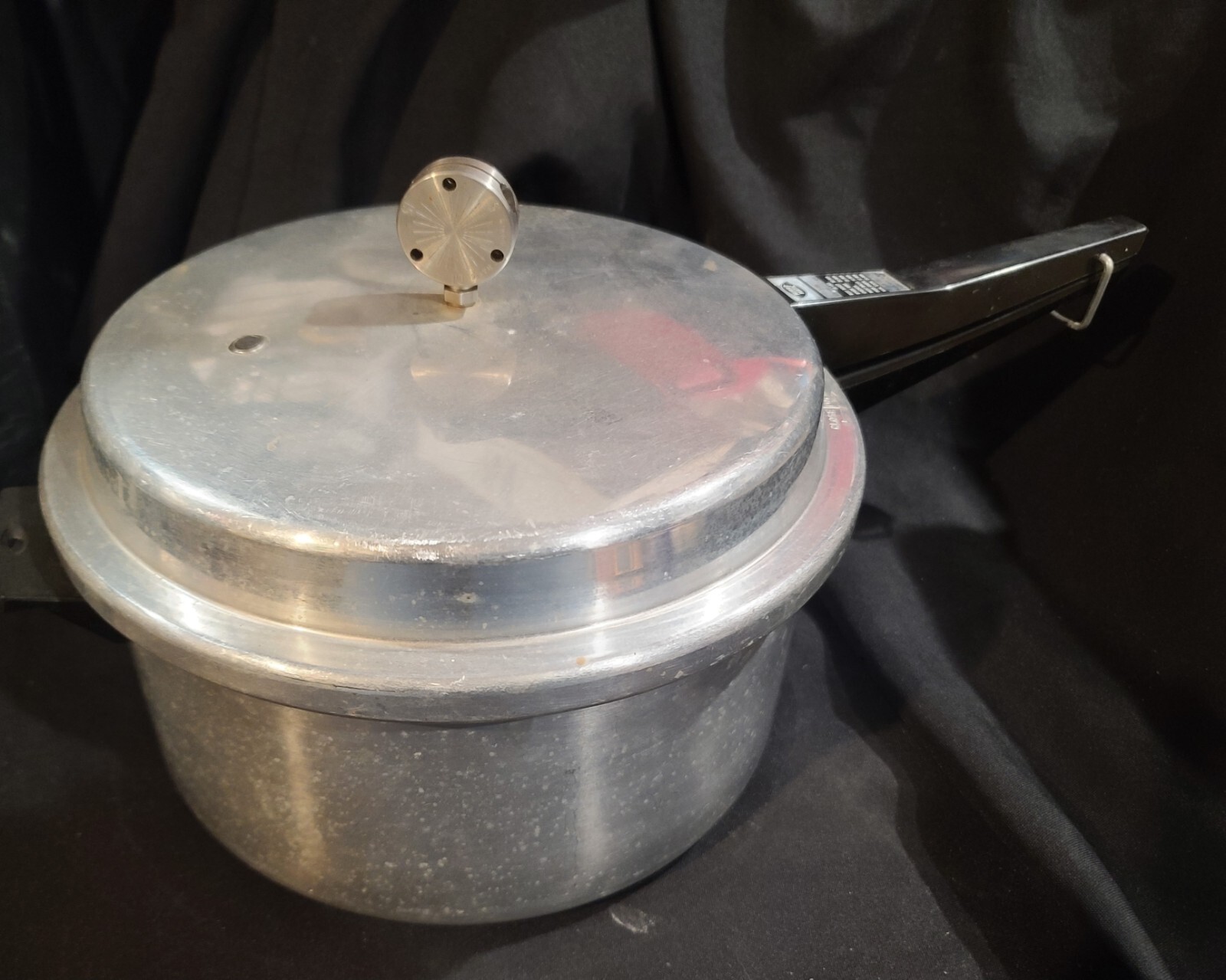 Vintage MirroMatic Speed Pressure Cooker Canner 6 QT Aluminum w Rack w