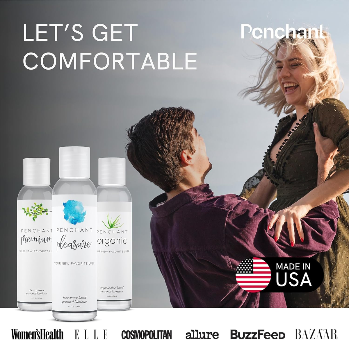 Penchant Premium Silicone Lube - Personal Lubricant for Women & Men -  Latex-Safe | eBay