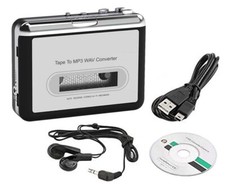 Cassette Player Tape Recorder To Digital WAV MP3 File Converter With Stereo Out