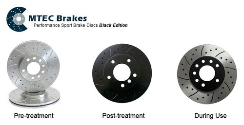 MTEC 350mm Front Brake Discs for Volkswagen Golf Mk5 Mk6 with Brembo 18Z Caliper - Picture 7 of 7