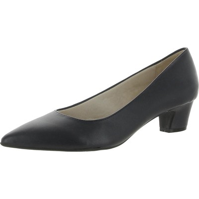 LifeStride Womens Minx Navy Faux Leather Pumps Shoes 10 Wide (C,D,W) BHFO 4131