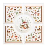 Servierplatte Geteilt Autumn Breeze 25X25Cm In Gb Easy Life