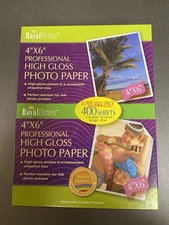 Royal Brite Professional Photo Paper 4 X 6 - 400 sheets  open box
