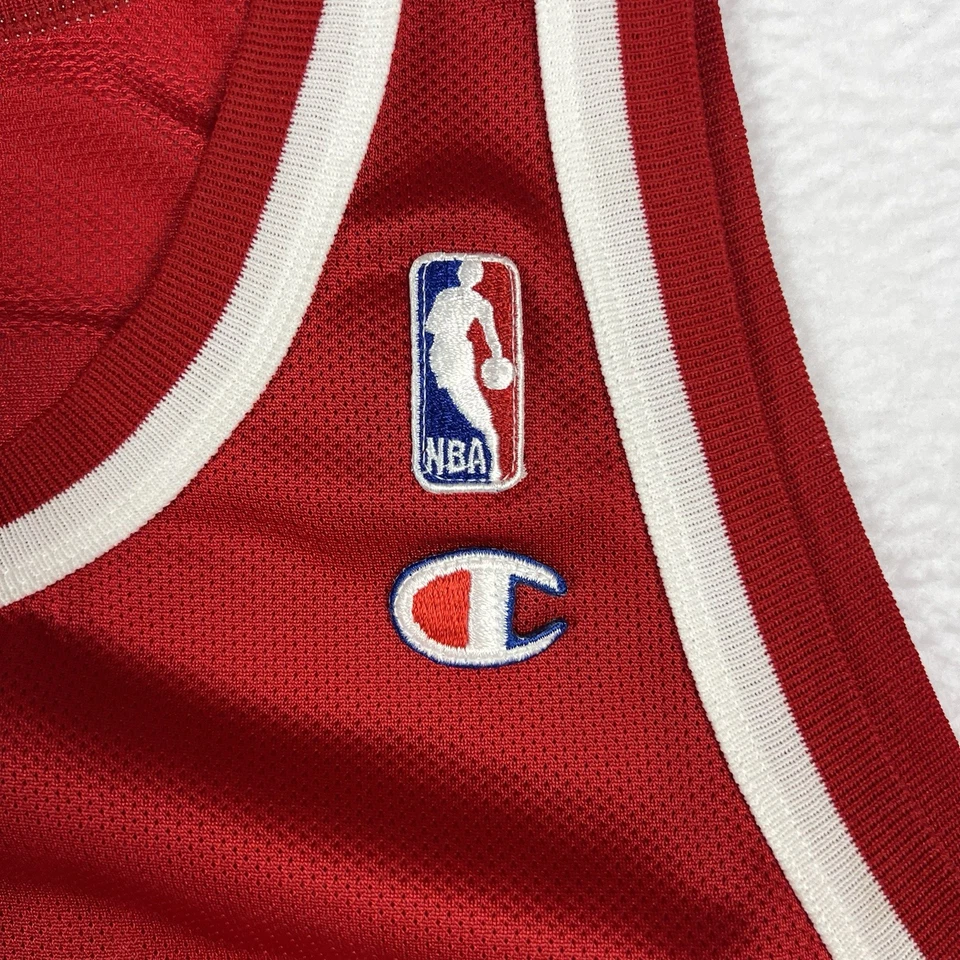 Camiseta Auténtica Jerry Stackhouse Philadelphia 76ers 48 XL Champion Sixers Foto 4 de 4