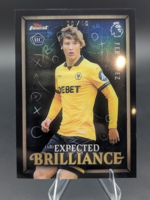 2025-26 Topps Finest EPL Fer Lopez Expected Brilliance Black 6/10