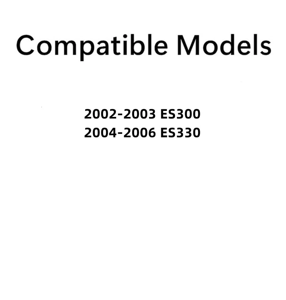 Fits 2002-2006 Lexus ES300 ES330 Sedan Driver Side Left Rear Door Window Glass Foto 3 de 4