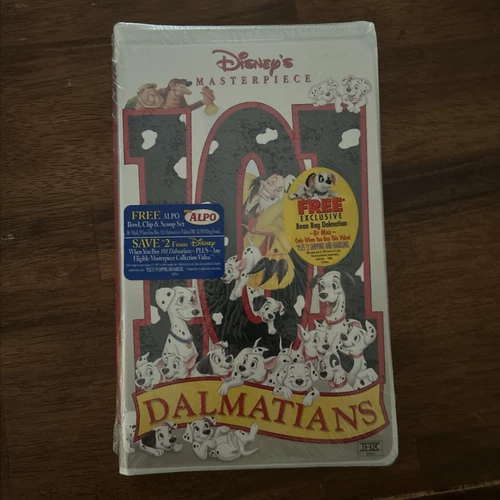 Walt Disney Masterpiece Collection 101 Dalmations VHS 15797 New Sealed