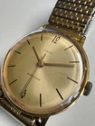 Timex Vintage 1963 Marlin Gold Sunburst 33MM 20242463 New Crystal Runs Good