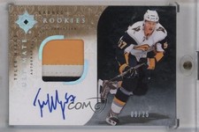 2009 Ultimate Collection Rookies Variation 9/25 Tyler Myers #111 Patch Auto 0c3