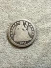 1841 U.S. Silver Dime Seated Liberty G Good Condition Nice Coin See Pics 7638