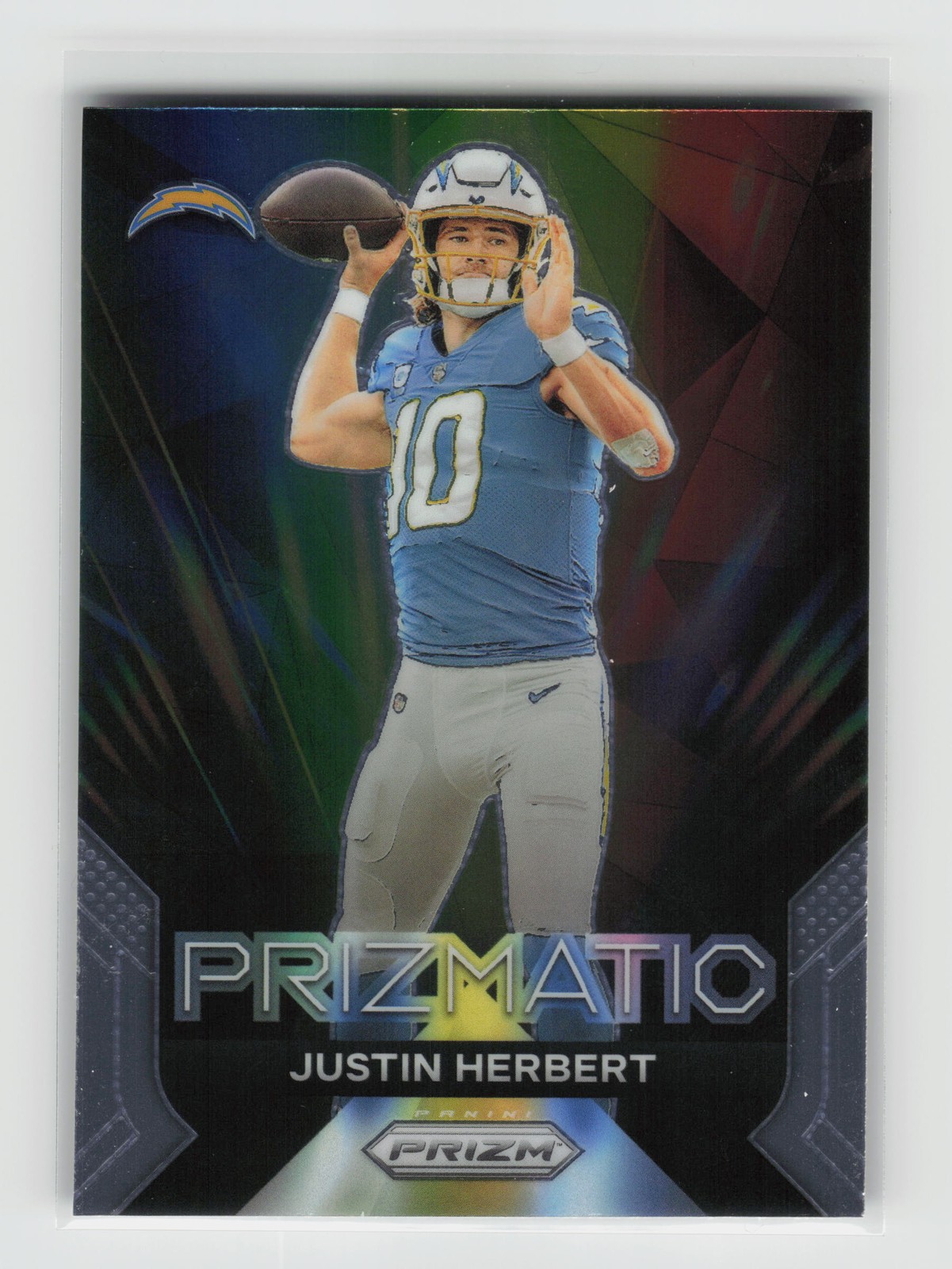 2023 Panini Prizm #11 Justin Herbert Prizmatic