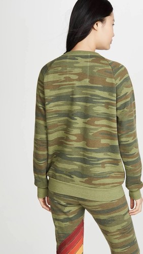 Sudadera Aviator Nation Logo Stitch Relajada Crew Camuflada Talla UNISEX Grande - Imagen 5 de 13
