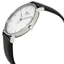 *BRAND NEW* Tissot Everytime Silver Dial Leather Band Men's Watch T1096101603100 2