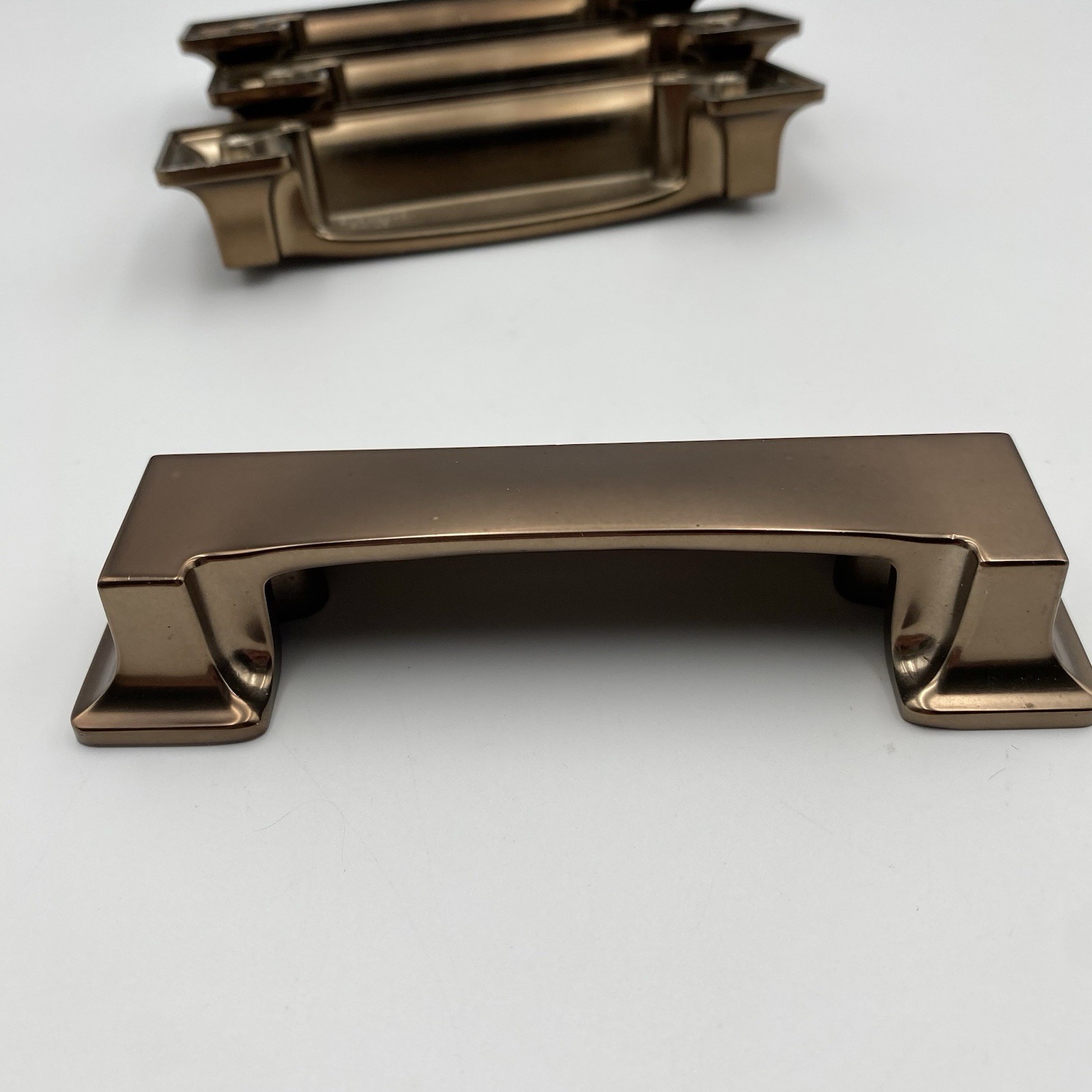 Amerock Appoint 3" or 3-3/4" Center Champagne Bronze Cabinet Cup Pull Lot of 4