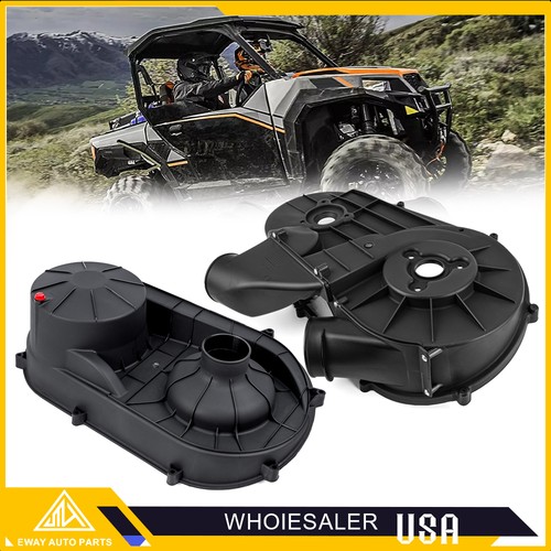UTV Inner + Outer Clutch Belt Cover For 2014-2023 Polaris RZR XP 1000 / 4 1000 - Picture 4 of 19