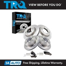 TRQ Brake Pad & Rotor Kit Ceramic Fits 2021-2022 Ford Bronco