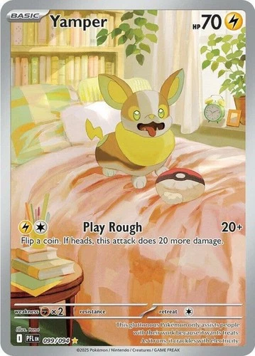 Yamper - 099/094 - Illustration Rare Near Mint Phantasmal Flames