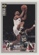 1994 Upper Deck Collector's Choice Silver Foil Signature Michael Adams #63 1m8