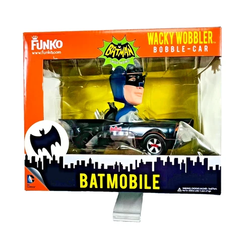 Funko Batman Classic TV Series 7x5" Batmobile Wacky Wobbler Bobble-Car