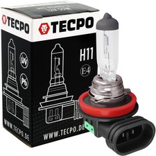 1x TECPO AUTO-LAMPE H11 HALOGEN 12V 55W GLÜHBIRNE PGJ19-2 KFZ BIRNE GLÜHLAMPE