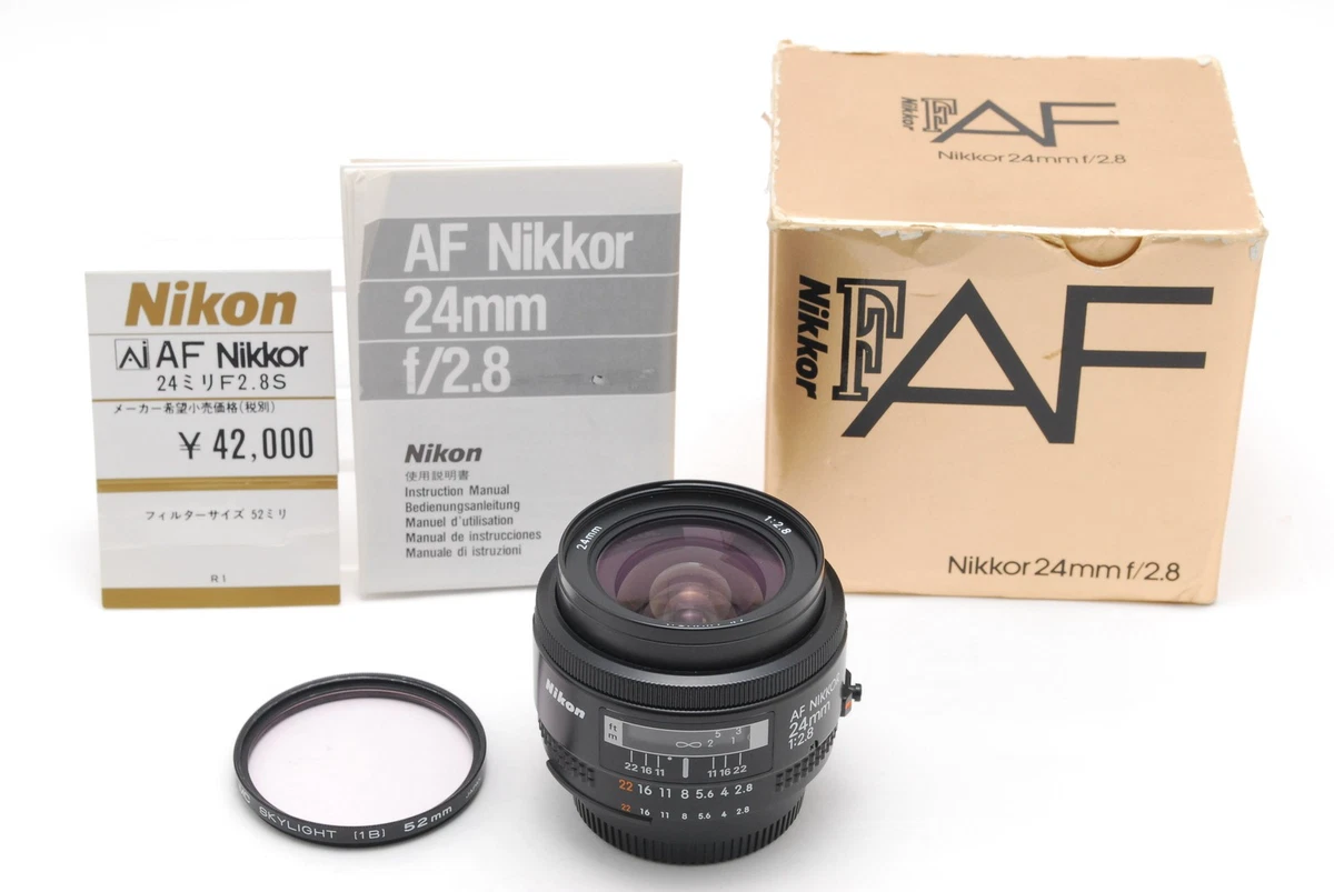 Nikon NIKKOR f/2.8 Camera Lenses 24mm Focal for sale | eBay