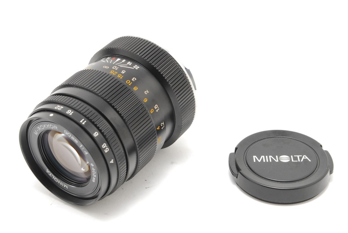 Exc+5] Minolta M-ROKKOR 90mm f4 Camera Lens for Leica M