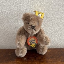 Vintage Steiff Original Teddy Mohair Teddybear All ID Button