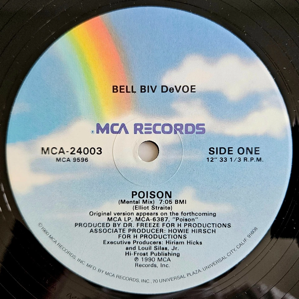 HIP-HOP & R&B / NEW JACK SWING - BELL BIV DEVOE - POISON - MCA RECORDS OG PRESS - Image 3 of 4