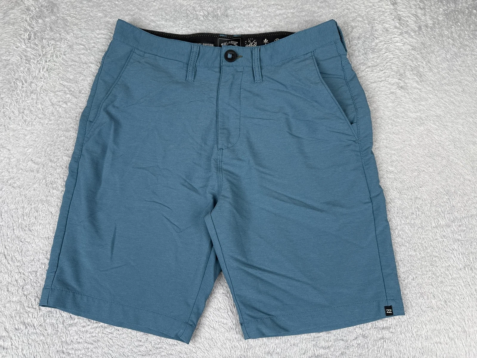 Billabong Shorts Mens 30 Blue Hybrid Chino Quick Dry Stretch 8" Wicking Beach