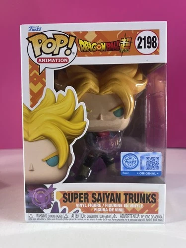 Funko Pop! Super Saiyan Trunks #2198 Exclusive Vinyl Figure + PROTECTOR