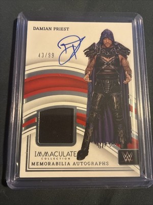 2023 Panini Immaculate Collection WWE - Memorabilia Autographs Damian Priest /99