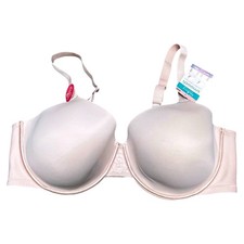 New Vanity Fair Bra Size 44D Radiant Back Smoothing Underwire Light Pink 76528