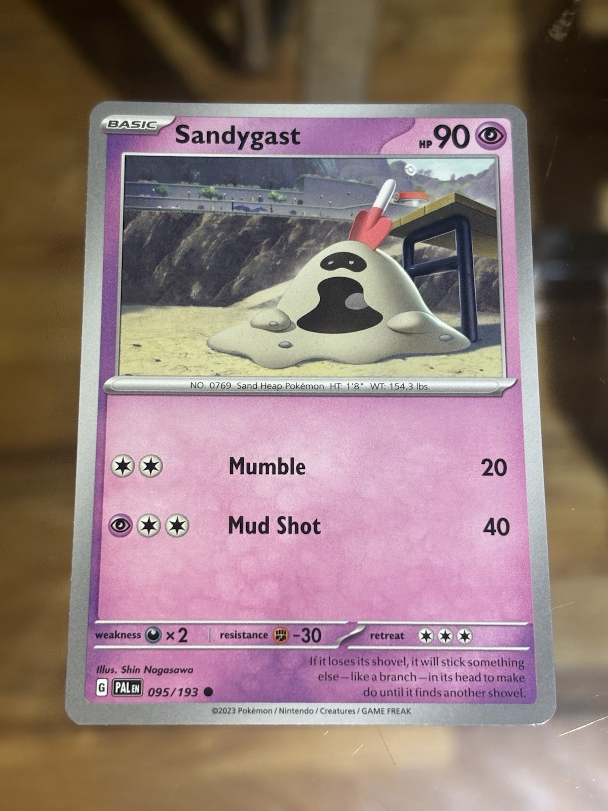 Sandygast - 095/193 - Common - Lightly Played Pokemon Card Buy 2 Get 1 Free