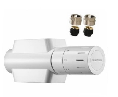 Buderus Multiblock Universal Ventil-Armatur Thermostatkopf + Verschr 15 mm Cu