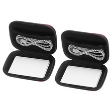2 Pcs Protective Travel Case, Red Rectangle Small Hard EVA Case