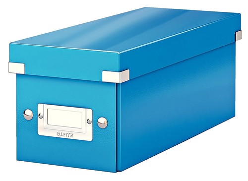 CD Storage Box Leitz Wow Click and Store Laminated Poly Case Choice of colour - Picture 5 of 8