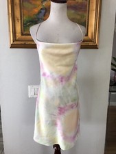 zara tie dye short dress women’s size Medium