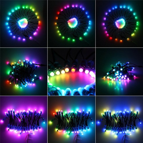 50X WS2811 Vollfarbe LED Pixel Licht Modul 12mm IP68 Wasserdicht RGB IC Digital - Picture 7 of 10